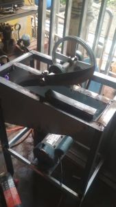 Mata Pisau Mesin Cacah Rumput Panjang Gendong Baja Asli Sepuhan Pande Besi 40cm + As sambungan