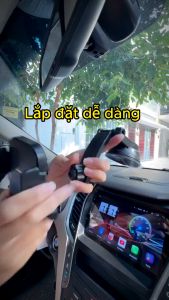 Giá đỡ điện thoại di động trên ô tô dạng thác nước điều hướng đa năng xoay 360 độ linh hoạt