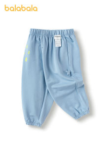 Balabala กางเกงสำหรับเด็กทารกกางเกงเด็กชายเด็กหญิงยาวกางเกงลำลอง2025ใหม่ฤดูร้อนบางน่ารักอินเทรนด์