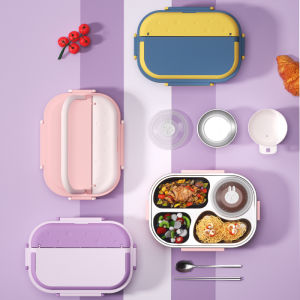 Multi-compartment Lunch Box 304 Stainless Steel