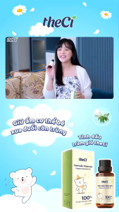Dầu tràm cho bé sơ sinh tinh dầu tràm cho bé dầu tràm gió nguyên chất TheCi giữ ấm chống muỗi 50ml - Lovely Gift 4U
