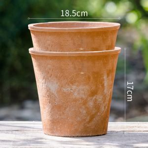 Red Pottery Flowerpot Stoneware Pots Succulent Plant Breathable Flowerpot Ceramic Basin Clay Basin Soil Ceramic Basin Red Ceramic Pot Mud Pot