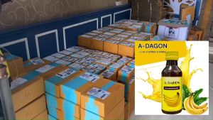 "ADAGON เอดาก้อน น้ำหวานเข้มข้นกลิ่นกล้วยหอม ขนาด 60 ml จำนวน 4 ขวด ของแท้ต้อง มี อ.ย เท่านั้น"......K6-4