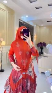 Labinka Syar'i Vol 5: Set Gamis & Khimar Digital Printing