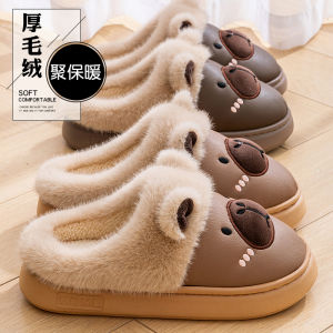 Dép Cotton Chống Thấm Nước Cho Nữ Dép Cotton Ấm Áp Cho Mùa Thu Đông 2025 Dép Cotton Cho Cặp Đôi Dép Cotton Đế EVA