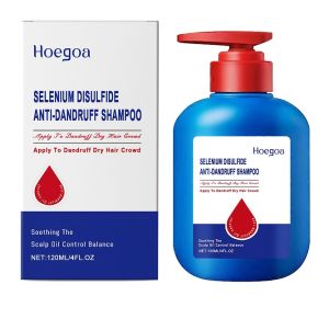 Hoegoa 2025 New 2.5% Selenium Sulfide Shampoo Scalp Reset System For Dandruff/Demodex ControlOil Balance & Flaxseed Silk Therapy 120ml