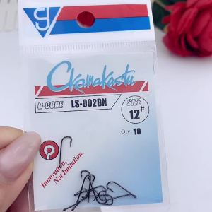 30 Chiếc LS-002BN Thép Carbon Bộ Móc Câu Cá Thép Gai Cá Chép Móc Câu Cá Jig Thanh Cho Hồ Và Biển Giải Quyết Phụ Kiện