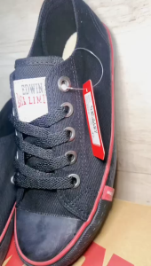Edwin EW2189 Kasut Sekolah Hitam Black School Shoe 黑色校鞋