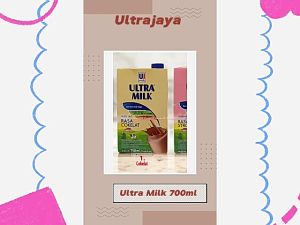 Ultrajaya Ultra Milk 750ml Rasa Cokelat Susu UHT Siap Minum Susu Sapi Segar Coklat Stroberi Mengandung Banyak Vitamin