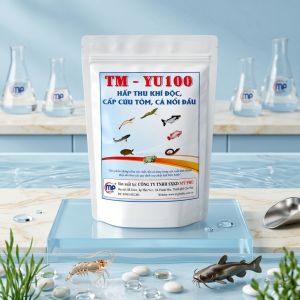 TM-YU100 Hấp Thu Khí Độc Ao Nuôi – Hỗ Trợ Xử Lý NH3 NO2 H2S – Hỗ Trợ Tôm Cá Nổi Đầu