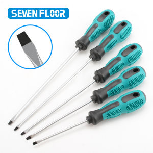 1PCS Multifunctional Flat Head Cross Screwdriver Magnetic Screwdriver Household Basic Anti Slip Manual Screw Drive Tool