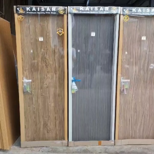 Pintu PVC Premium Corak Kayu Asli