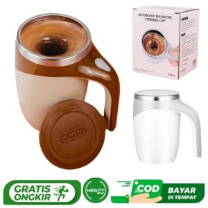Cangkir Mug Stainless 304 Aduk Sendiri Otomatis Automatic Self Stirring Cup 380ml