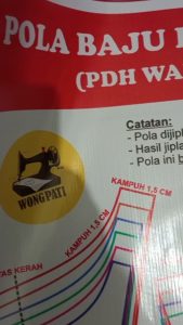 POLA JIPLAK BAJU DINAS WANITA PDH WARNA KHAKI | SEWING PATTERN POLA MENJAHIT