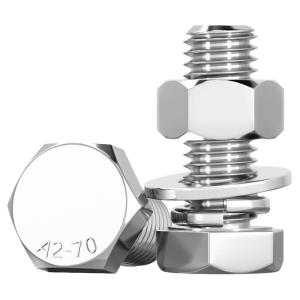 TIANZHUOJINSHU | Stainless Steel Hexagonal Bolt and Nut Set