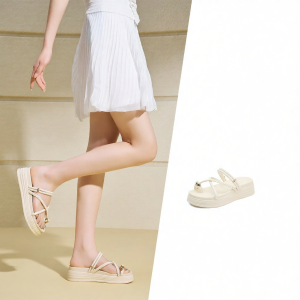 Josiny | Summer Fashion Sandals for Women Thick Sole Slip-Ons