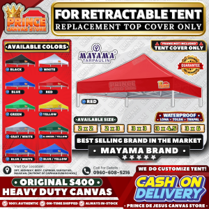 TENT COVER Bubong Only!!! Mayama S400 Lona Trapal Tolda Canopy | Matibay at High Quality Replacement Cover