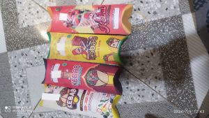 bungkus kebab craft warna 24x9