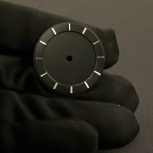 31mm Watch Dial for NH35 PT5000 Miyota 8215 Automatic Movement Minimalist Black and White Niche Watch Customization Accessories