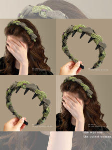 NING ZHOU | Anti-slip High Crown Headband with Teeth