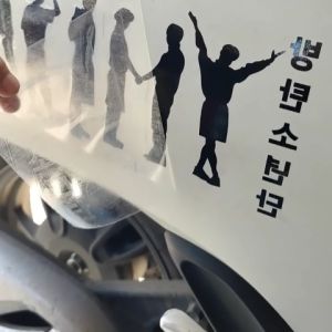 Sticker Dasbor Spakbor & Visor Kustom Modifikasi: Aksesoris Helm Aesthetic Kpop