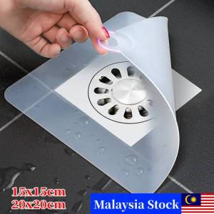 [Malaysia Stock] Thick Silicone Floor Drain Deodorant Cover Bathroom Deodorant Insect-proof Seal Household Sewer Pipe Sink Anti-smell Floor Cover