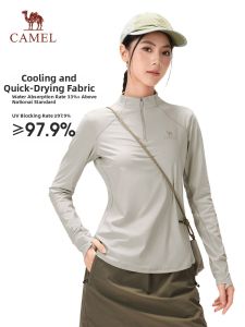 CAMEL | Áo Thun Tay Dài Chống Thấm Nhanh cho Mùa Xuân Thu Thể Thao