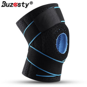 Buzesty Băng cố định gối cho đau đầu gối băng bảo vệ đầu gối điều chỉnh được với xương bánh chè Đệm gel & bên mùa xuân ổn định băng bó đầu gối cho viêm khớp meniscus nước mắt acl giảm đau đầu gối Á Hậu thể thao
