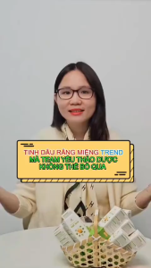 Tinh Dầu Răng Miệng Mộc Nam 15ml - Chiết xuất thảo dược - Làm sạch khử mùi - Ha Chi JSC