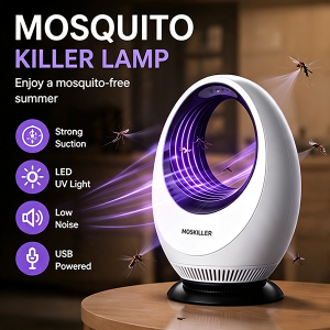 Mosquito Killer Lamp 56000V Non-toxic Silent UV Electric Repellant Pest Killer rechargeable portable