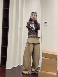 VKSOD | Early Autumn Anti-Aging Fashionable Womens High Waist Casual Wide Leg Pants Set Base Layer Shirt High Quality Elegant Style