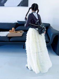 Girls Summer Outfit Sun Protection Hat Shirt Fashionable Set mid Large Children Cake Skirt Children Summer Girls Half Skirt