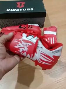 Paket Komplit Sepatu Bola Anak KIDZTUBS & Kaos Kaki Usia 6-10 Tahun