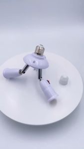 【COD】2/3 Heads Practical E27 Lamp Holder Rotatable Adapter Converter LED Light Bulb Socket Lamps Splitter