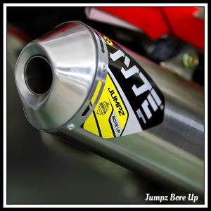 Knalpot Norifumi Jumpz Bore Up Full Bending KLX140 KLX150 CRF150 WR155 DTracker150 Viar Cross X150