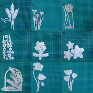 flower Wheat ear metal cutting dies Scrapbooking decoration paper craft knife mould blade punch template Embossing stencils