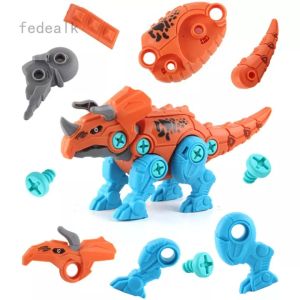 Đồ chơi Lắp ráp khủng long - Đồ Chơi Lắp Ráp Khủng Long 3D Tự Làm Ốc Vít Mô Hình Khủng Long Lắp Ráp Kết Hợp Tháo Gỡ Ốc Vít Đồ Chơi Kết Hợp