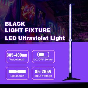 385-400nm UV lamp 5050 LED UV light Black light fixture120° wide illumination UV light with Base &switch