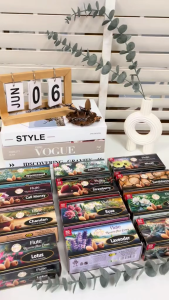 Backflow Incense Cones/Nụ Trầm Hương 50 viên Khói Tỏa Ngược Nhiều Mùi Thơm