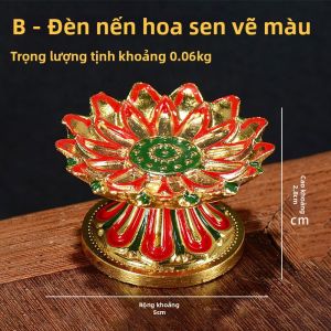 Đế Đèn Dầu Hình Sen Dài Lâu