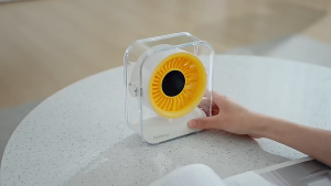 turbo quạt để bàn usb sạc tích điện pin mini Phòng ngủ văn phòng 100 mức độ tốc độ cao Năng lượng gió