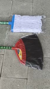 Sapu Ijuk Dan Pel Lantai +  Gagang