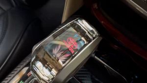 Ideally Car crystal gear knob new led rainbow multicolor diamond gear Toyota Alphard Vellfire agh30 agh40 anh20 LEXUS