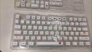 [Shipped within 1 day] ZIFRIEND 127 Tombol Keycap Tema Pelangi XDA Tinggi PBT Sublimasi Keycap Keyboard Mekanis Keycap Disesuaikan