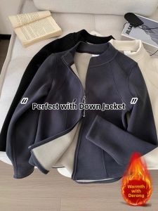 Fashionable Slimming Warm Zipper Cardigan Women