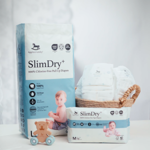 [5 Packs Mini] Applecrumby® SlimDry⁺ Mini Diapers