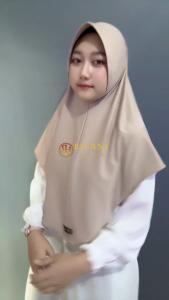 hijab bergo hamidah size M L XL / kerudung ped jersey / jilbab terbaru