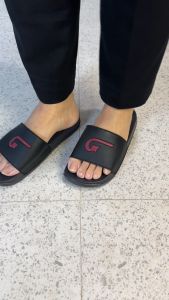 Cogen Sandal Slop Pria Sendal Slide Phylon Sol Signage Collection - Red