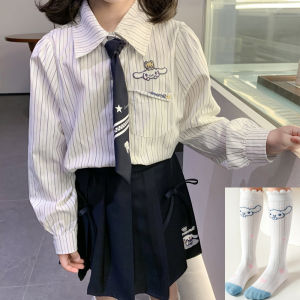 Spring Autumn Girls Dress Childrens Gummy Dog School Style JK Set Skirt Cotton Princess Skirt Cartoon Anime Element