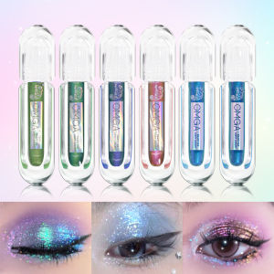 Chameleon Liquid Eye Shadow Pearlescent Shimmer Long Lasting Pearly Fine Sparkling Sequins Highlighter อายแชโดว์ Eye Makeup